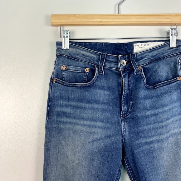 Rag & Bone Cate Mid-Rise Skinny Jeans in Vail 26 - Picture 4 of 8